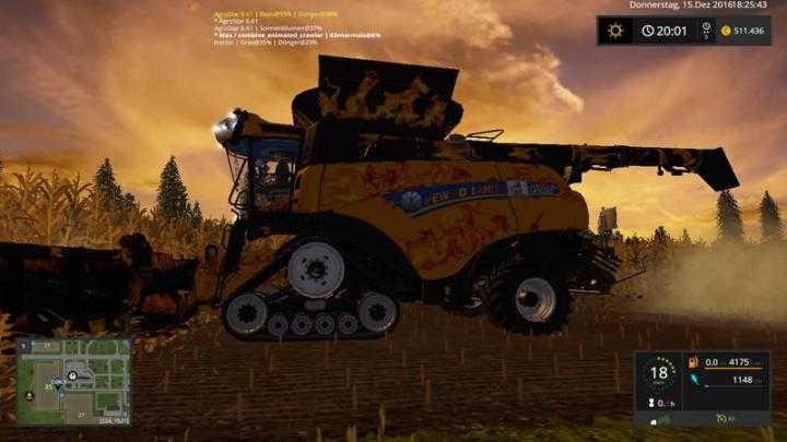 FS17 – New Holland Cr1090 Harvester V3