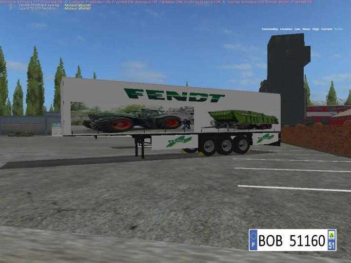 FS17 – Pack 2 Trailers Fendt 4 In 2 V1.1