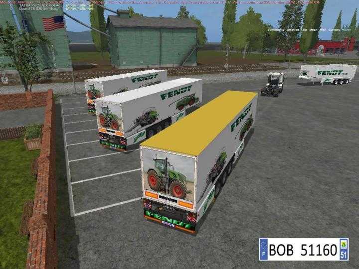 FS17 – Pack 2 Trailers Fendt 4 In 2 V1.1