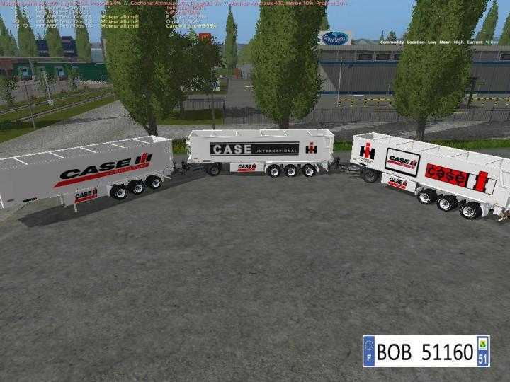 FS17 – Pack 3 Trailers Case Ih V1.1