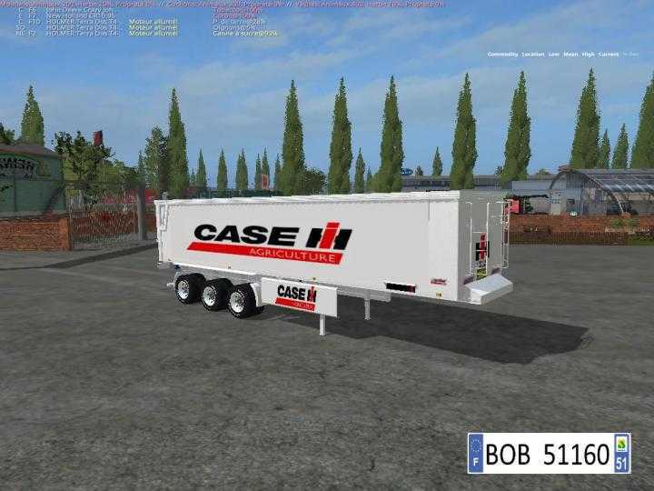 FS17 – Pack 3 Trailers Case Ih V1.1