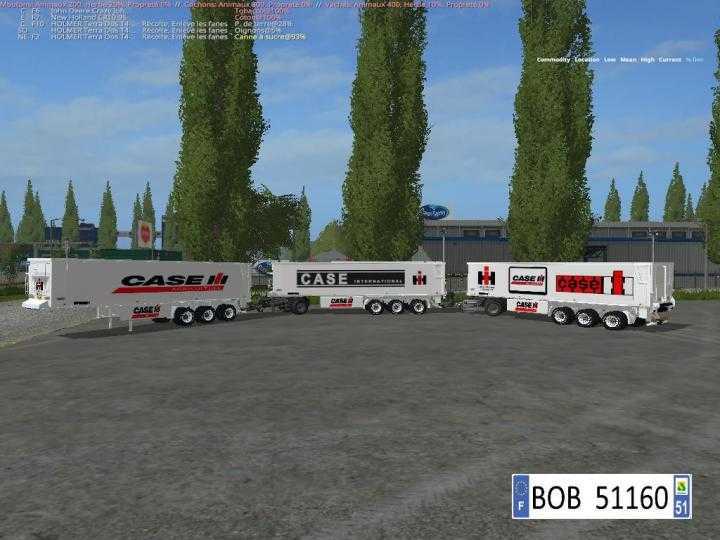 FS17 – Pack 3 Trailers Case Ih V1.1