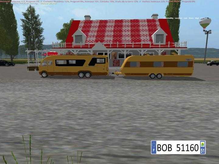 FS17 – Pack Duo Camper Caravane V1