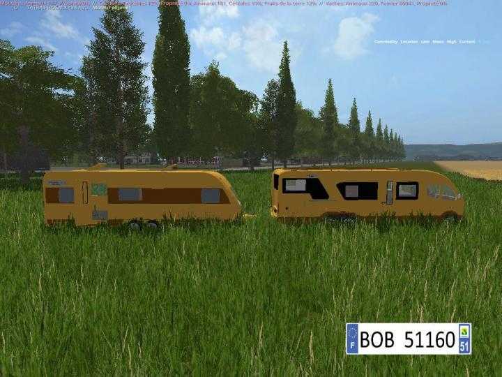 FS17 – Pack Duo Camper Caravane V1