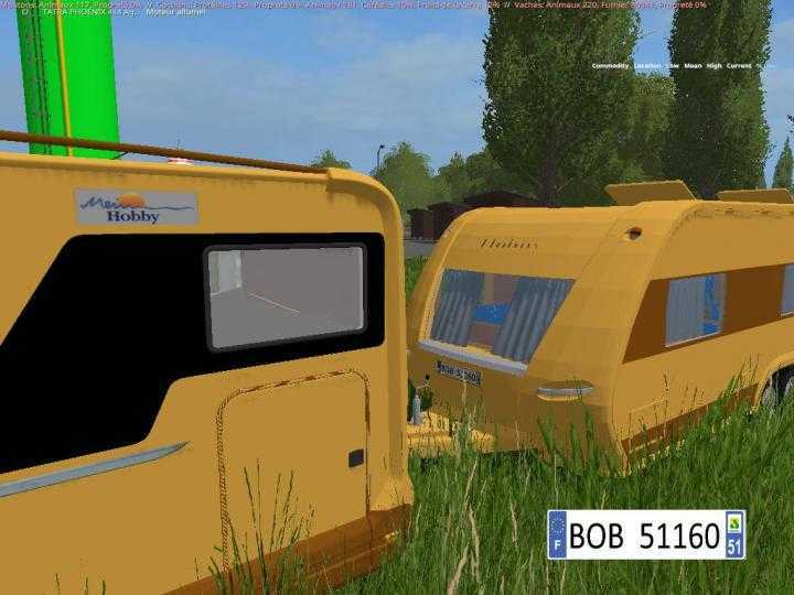 FS17 – Pack Duo Camper Caravane V1