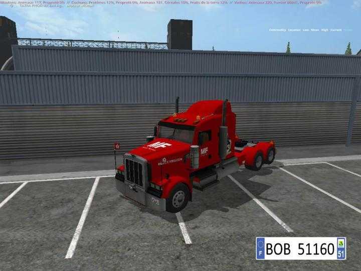 FS17 – Pack Truck + 3 Trailers Massey Ferguson V1.1