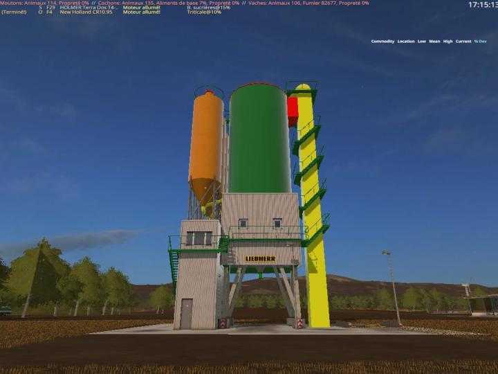 FS17 – Placeable Construction Sites Silo V1.5