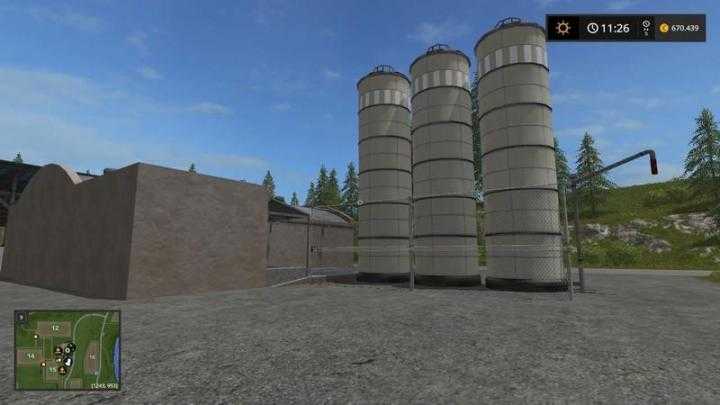 FS17 – Placeable Futter Lager V1