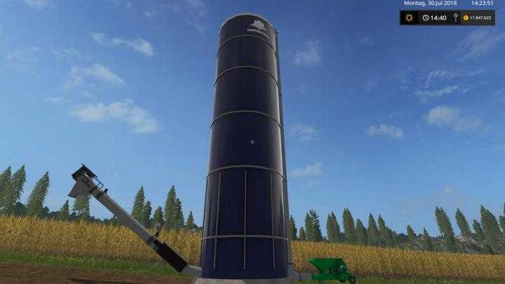 FS17 – Placeable Harvestore Silo V1