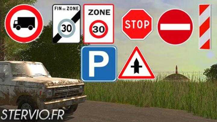 FS17 – Placeable Panneausignalisation Stervio V1