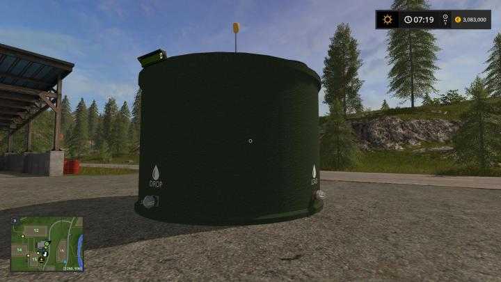 FS17 – Placeable Water Collector Storage V1