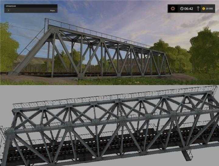FS17 – Rail Road Bridge V1