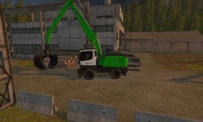 FS17 – Sennebogen 830E (коррекция рекламной полосы /логотипа) V1.0.5