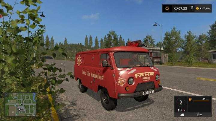 FS17 – Uaz Service Deutz Fahr V1.0.0.6