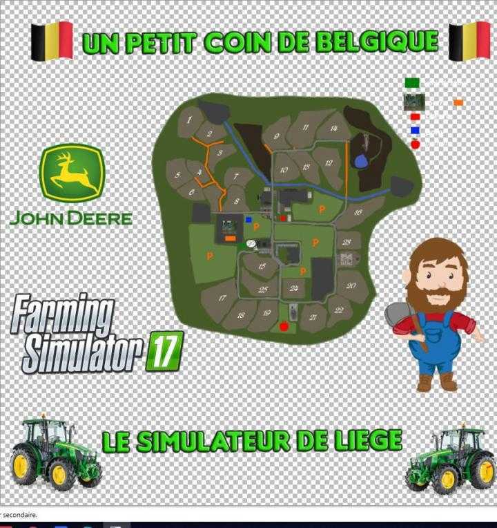 FS17 – Un Petit Coin Belgique Map V1