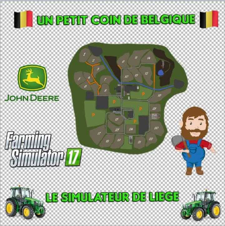 FS17 – Un Petit Coin Belgique Map V2