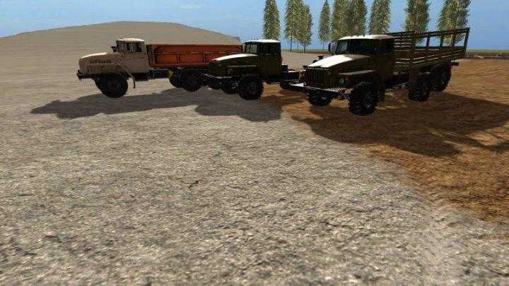 FS17 – Ural Truck Set Plus Trailers V1