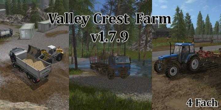 FS17 – Valley Crest Farm 4X Map V1.7.9