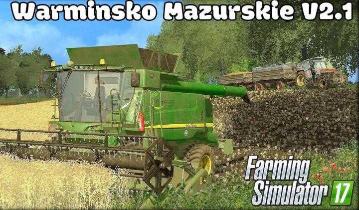 FS17 – Warminsko Mazurskie Map V2.1