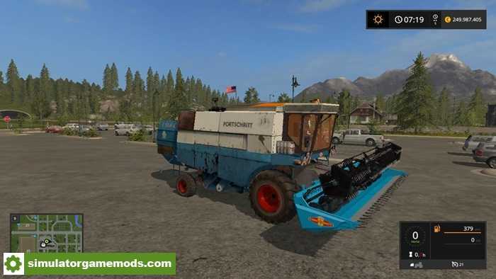 FS17 – Fortschritt E 516 B Harvester & 4 Cutters V 1