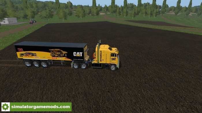 FS17 – CAT Kenworth K100 & Trailer V1.1