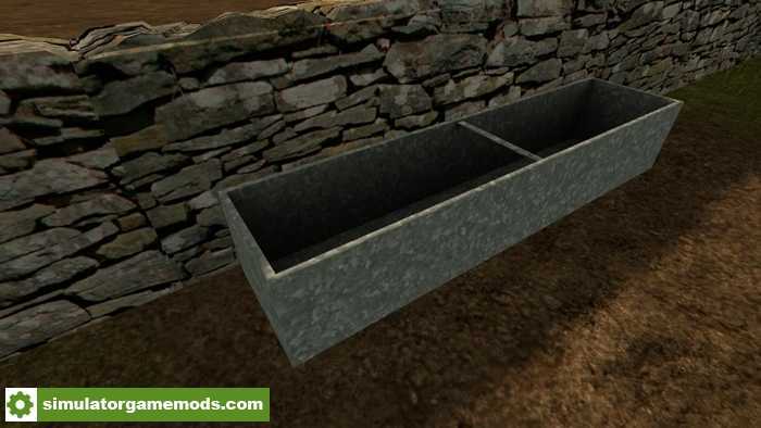 FS17 – Galvanised Water Trough