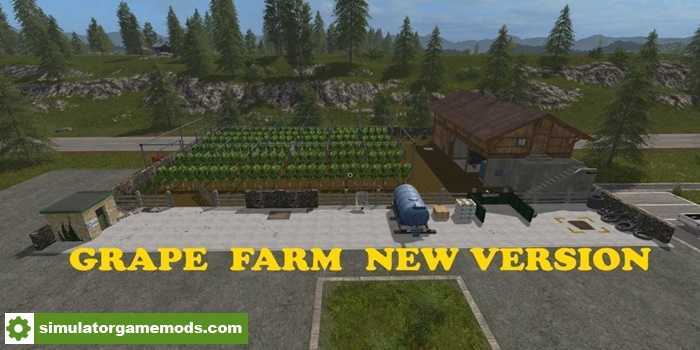 FS17 – Placeable Grape Farm V1.1