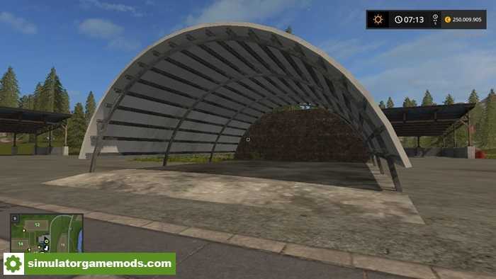 FS17 – Placeable Hayshed V 1.0