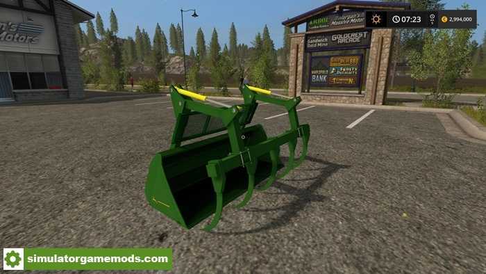 FS17 – John Deere Graple Bucket V1.0