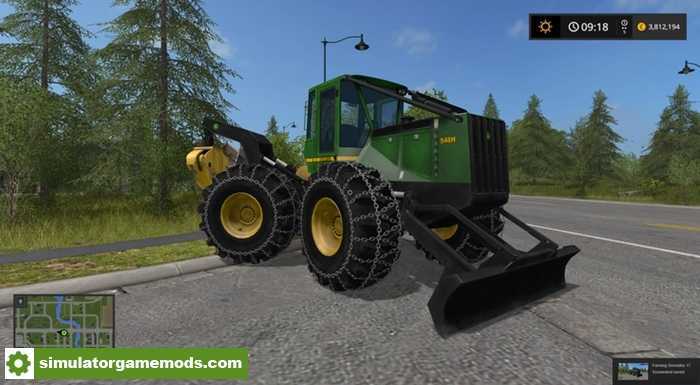 FS17 – John Deere 548 Log Skidder