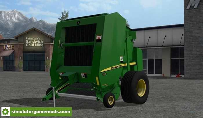 FS17 – John Deere 568 Baler Machine V1.0