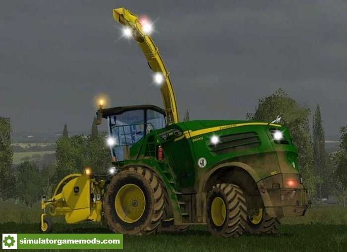 FS17 – John Deere 8000l Harvester Mod V2.0