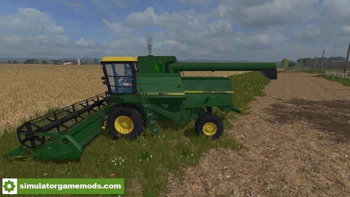 FS17 – John Deere 8820 With Header and Trailer V1.0