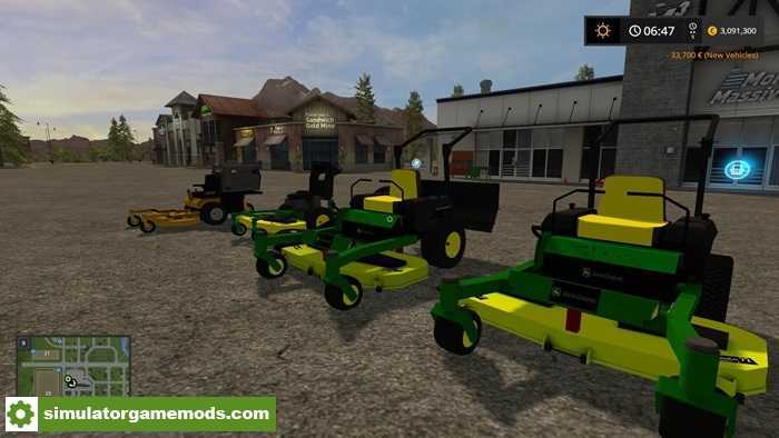 FS17 – John Deere Mower Pack Fixed V1.3