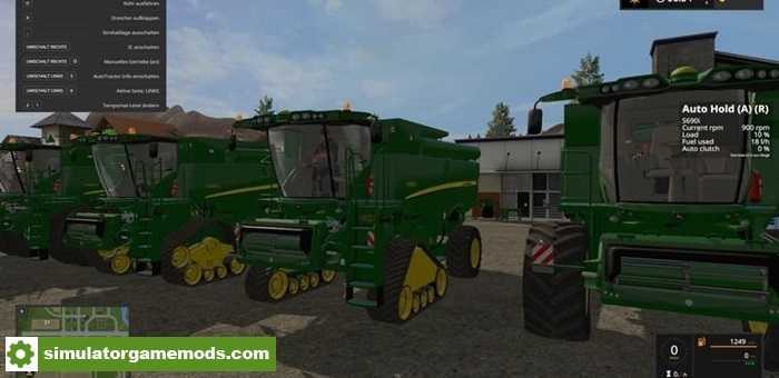 FS17 – John Deere S Series Harvester Mod V1.0