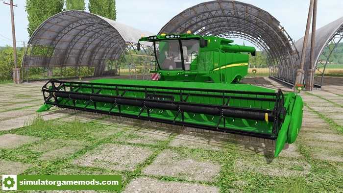 FS17 – John Deere S670 Rowtrac Harvester Mod V1.0