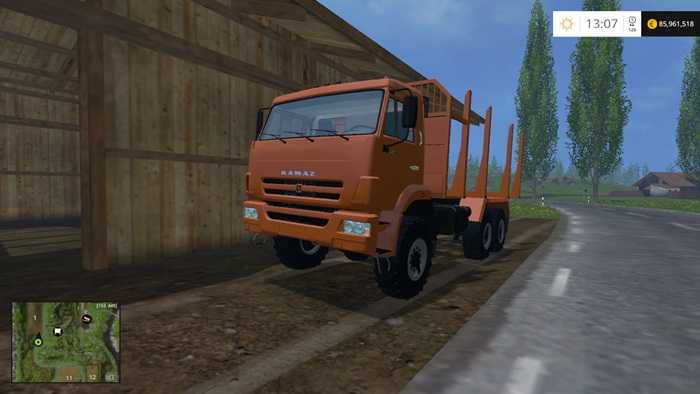 FS 2015 – Kamaz 44118 Forestry Truck V1