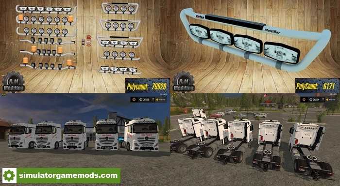 FS17 – Kelsa Light Bar for Mercedes Actros V1.0