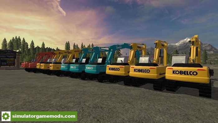 FS17 – Kobelco Excavator Pack V1.0