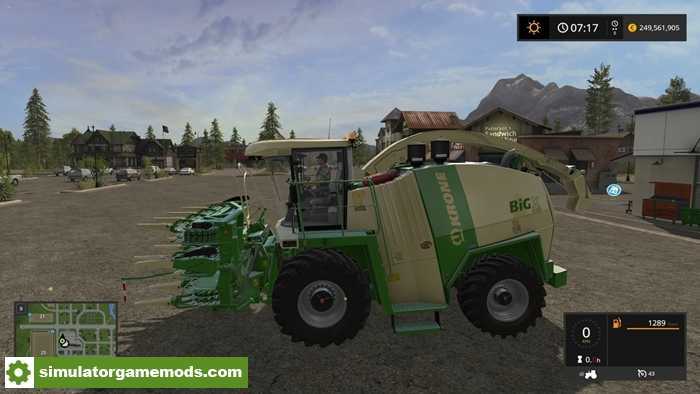 FS17 – Krone BiG X 1100 Pack Forage Harvester V1.0.0.1