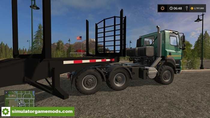 FS17 – KST2 PITTS Model LT40-8UL Logging Trailer with Autoload V1.0