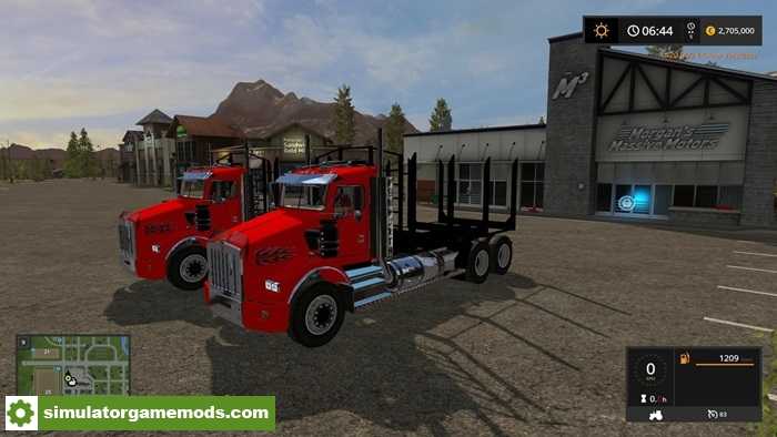 FS17 – Kenworth T800 Truck Pack V1.0