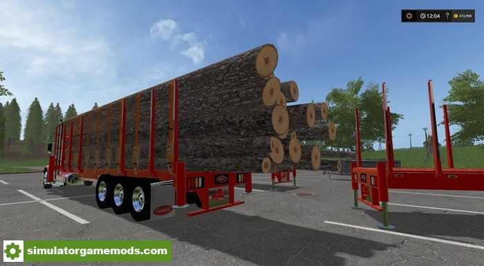 FS17 – Log Bed for Peterbilt Custom Truck