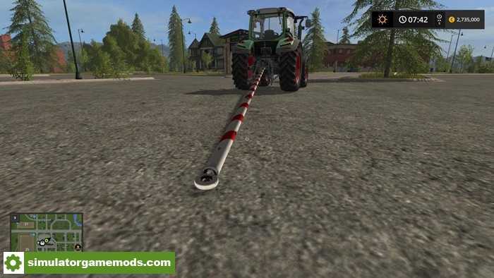 FS17 – Longer Tow Bar V1.0