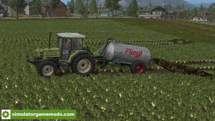 FS17 – Manure spreader Fliegl 5000