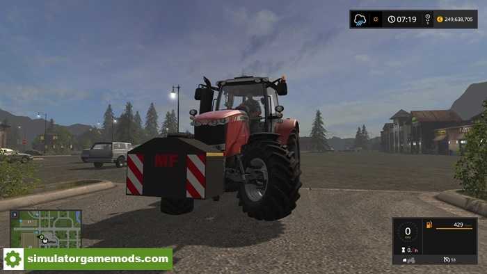 FS17 – Massey Ferguson 500 KG Weight