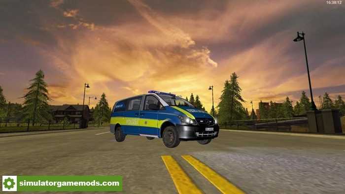 FS17 – Mercedes-Benz Vito Police Skin V1.0