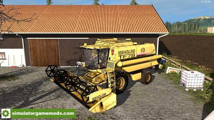 FS17 – New Holland TF78 Harvester V1.2