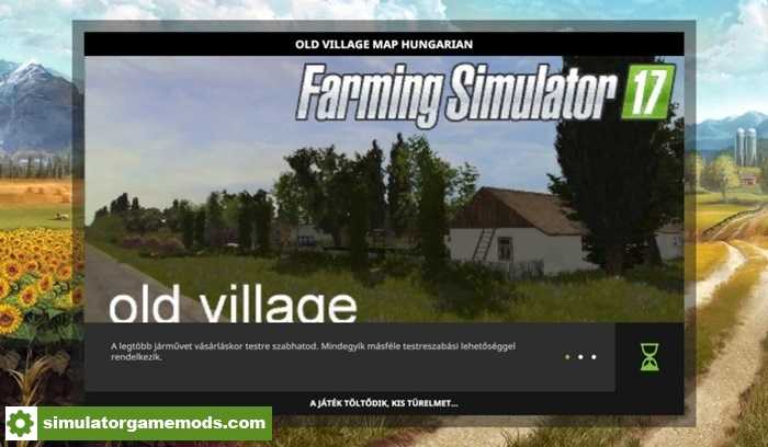 FS17 – Old Village Map Hungrian