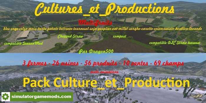 FS17 – Cultures Et Production Pack V1.0